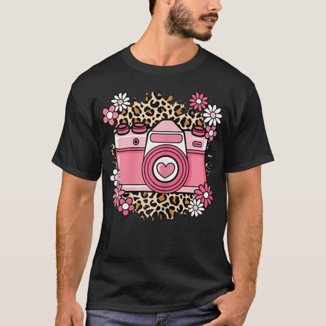 Cute Camera Photography Love Photographer Women Gi T-Shirt (Front)