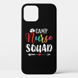Cute Camp Nurse Squad Funny Nurses Matching iPhone 12 Pro Case