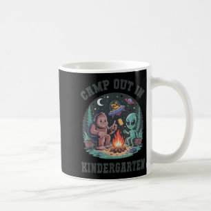 Cute Camp Out In Kindergarten Tiny Bigfoot Campgro Coffee Mug