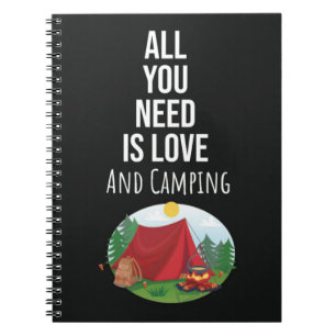 Cute Camping Gift Ideas Camper Outdoor Nature Notebook
