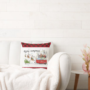 cute Camping lovers Christmas Cushion