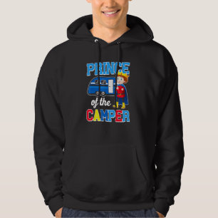 Cute Camping Prince Of The Camper Motorhome Family Hoodie