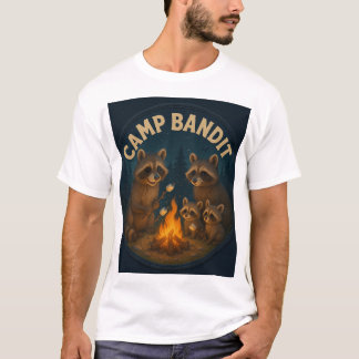 Cute camping Racoons. T-Shirt