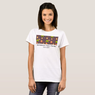 Cute Camping Themed Pattern Family Reunion T-Shirt