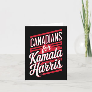 Cute Canadian Girls For Kamala Harris Canada Cat L Card
