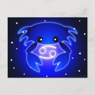 Cute Cancer Zodiac Postcard