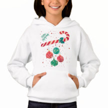 Cute Candy Cane and Christmas Ornaments Holiday.