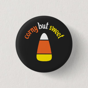 Cute Candy Corn Design for Sweet and Corny People 3 Cm Round Badge