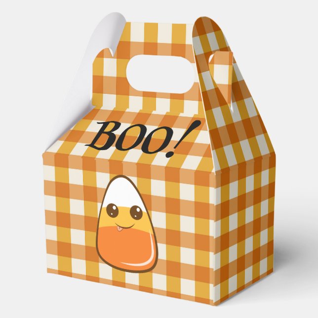 Cute candy corn favour box (Back)