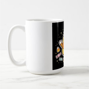 Cute Candy Corn Halloween Character Coffee Mug