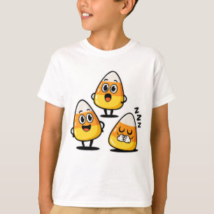 Cute Candy Corn Halloween Kids Shirt