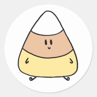 Cute Candy Corn Sticker