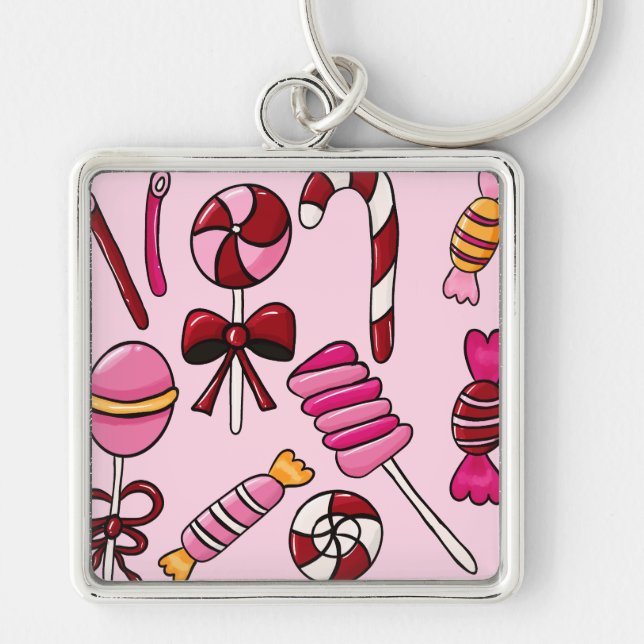 Cute  Candy   Key Ring (Front)