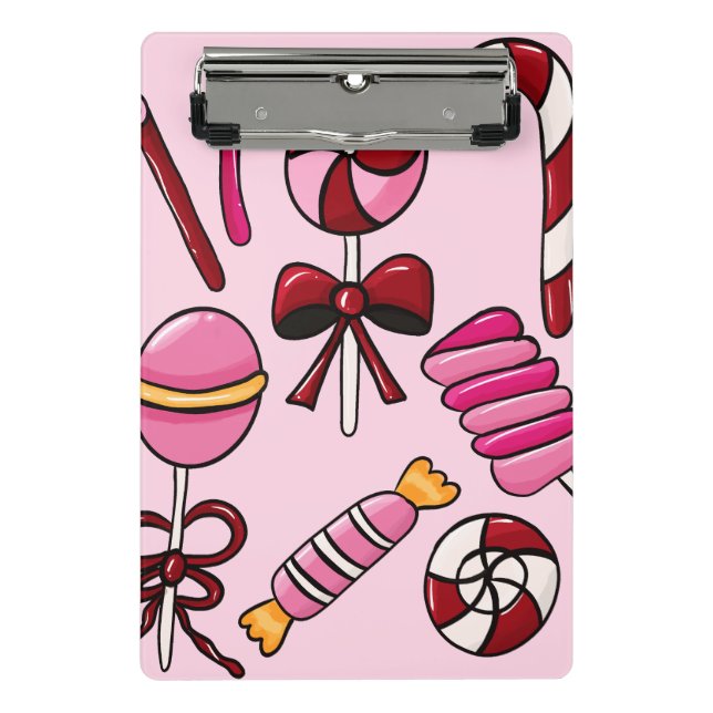 Cute  Candy   Mini Clipboard (Front)