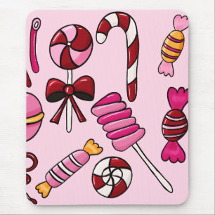 Cute Candy Mouse Pad
