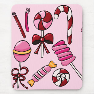 Cute Candy Mouse Pad
