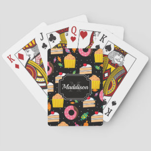 Cute Candy Pattern Playing Cards