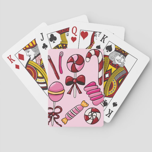 Cute  Candy   Playing Cards (Back)