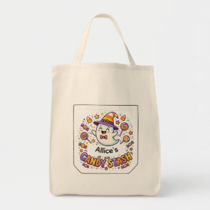 Cute Candy Stash Halloween Trick or Treat Bag