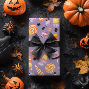 Cute Candycorn Pattern Wrapping Paper