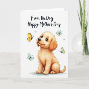 Cute Canine Mothers Day Card
