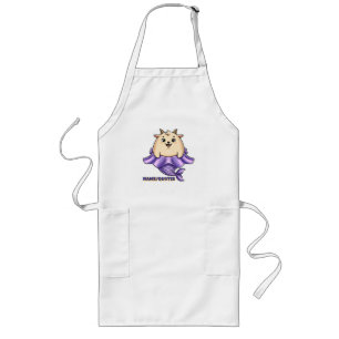 Cute Capricorn Cartoon – Whimsical Zodiac Long Apron