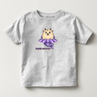 Cute Capricorn Cartoon – Whimsical Zodiac Toddler T-Shirt