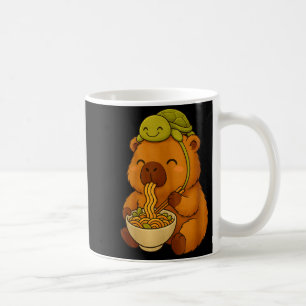 Cute Capybara and Turtle Backpack Ramen Kawaii Coffee Mug