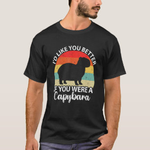 Cute Capybara Aquatic Animal Rodent Capy Pet 6 T-Shirt