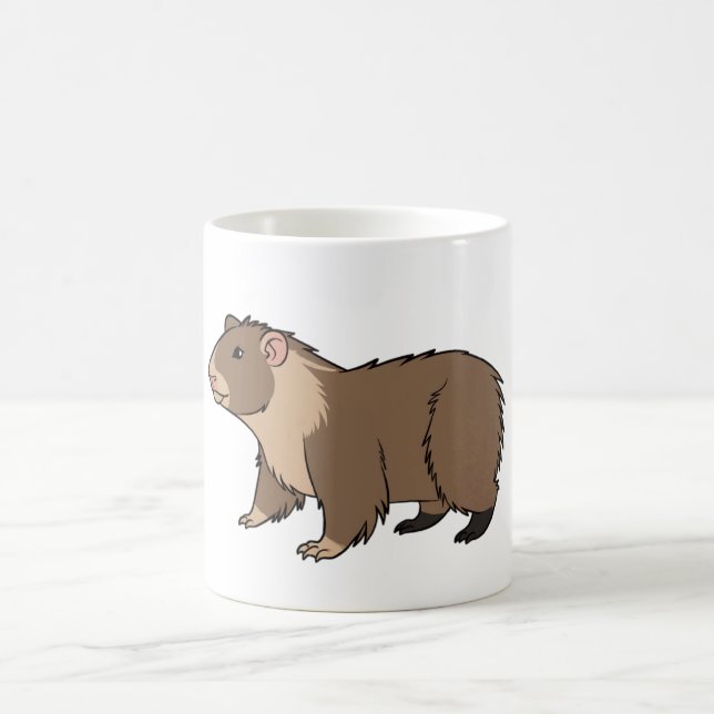 cute capybara coffee mug (Center)