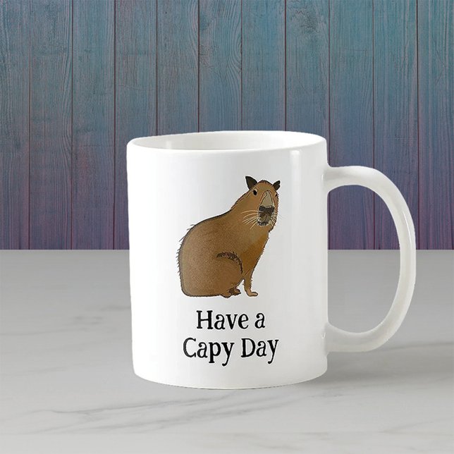 Cute Capybara Coffee Mug (Creator Uploaded)