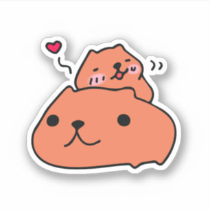 Cute Capybara Love