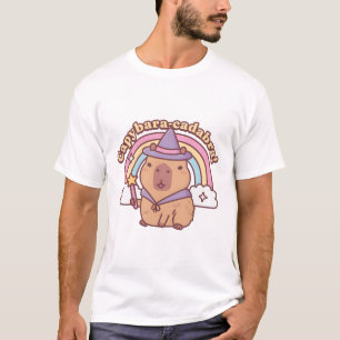 Cute Capybara Magic Capybaracadabra Funny T-Shirt
