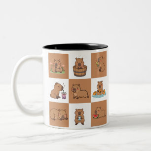 Cute Capybara Mug   Adorable Coffee & Tea Cup 