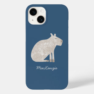 Cute Capybara Personalized Case-Mate iPhone 14 Case
