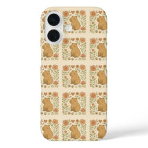 Cute Capybara Phone Case – Pastel Animal Aesthetic