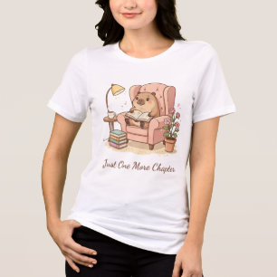 Cute Capybara Reading Shirt – Just One More Chapte