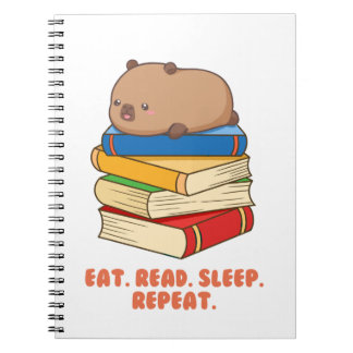 Cute Capybara Spiral Photo Notebook