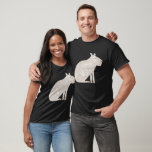Cute Capybara T-Shirt<br><div class="desc">A fun watercolor capybara for animal and wildlife lovers.  Original art by Nic Squirrell.</div>