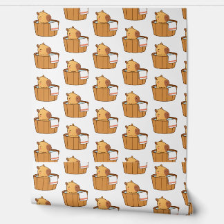 Cute Capybara Wallpaper – Aesthetic Baby Capybara