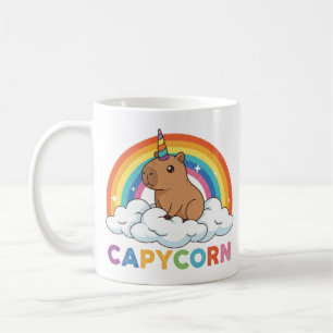 Cute Capycorn Capybara Unicorn Rainbow Coffee Mug