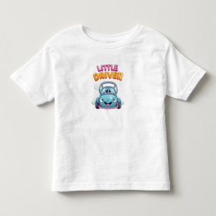 Cute Car Driver Kids Road Trip Scene 🚙 Toddler T-Shirt