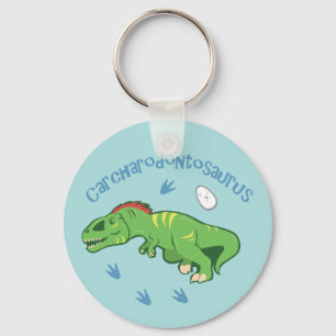 Cute Carcharodontosaurus Key Ring