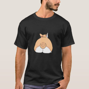 Cute Cardigan Pembroke Welsh Corgi Butt Dog Puppy T-Shirt