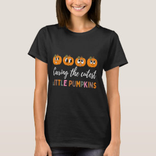 Cute Caring For the Cutest Little Pumpkins Nurse H T-Shirt