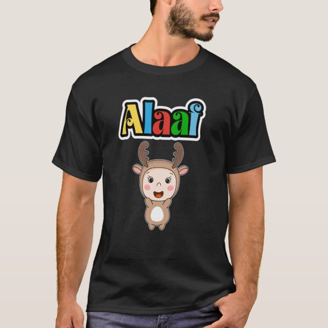 Cute Carnival Animal Kölle Alaaf Party Moose T-Shirt (Front)