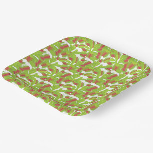 Cute Carnivorous Venus Flytrap Pattern Paper Plate