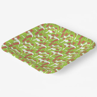 Cute Carnivorous Venus Flytrap Pattern Paper Plate
