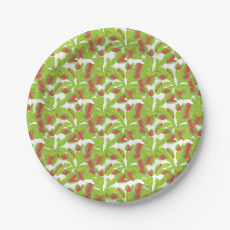 Cute Carnivorous Venus Flytraps Paper Plate