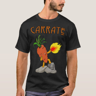 Cute & Carrate Karate Training Carrot T-Shirt